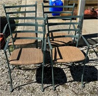 4 Outdoor Chairs ( NO SHIPPING)