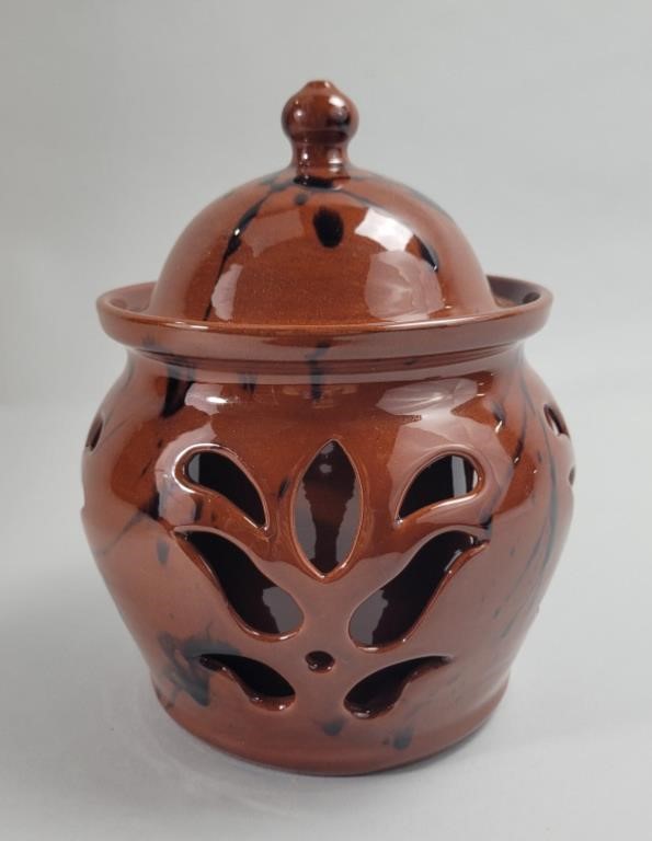 Breininger Pottery Robesonia, PA Redware Jar.