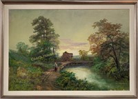 N. Hauman oil on canvas, Huile sur toile, 24 x 36"