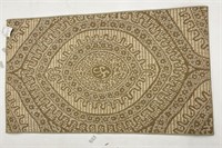 Rug: AVA, Parchment 3'x 5' Made in India