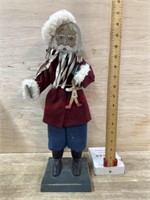 18 inch Folk art Santa figure