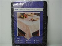 Hand Scalloped Jacquard Tablecloth *2 PER LOT*