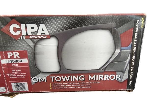 CIPA Custom Black Towing Mirrors for 2007-2013 GMC