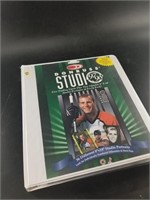 Large binder of NHL Don Russ studio portrait cards