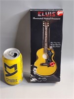 Elvis Illuminated Musical Guitar Ornament