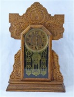 Ingraham Wood Case Kitchen Clock