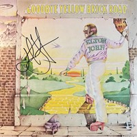 Elton John Autographed Album Cover