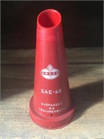 Amoco SAE 40, oil bottle plastic top