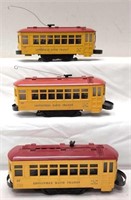 Postwar Lionel O Gauge No. 60 Trolley 1 vented 2 w