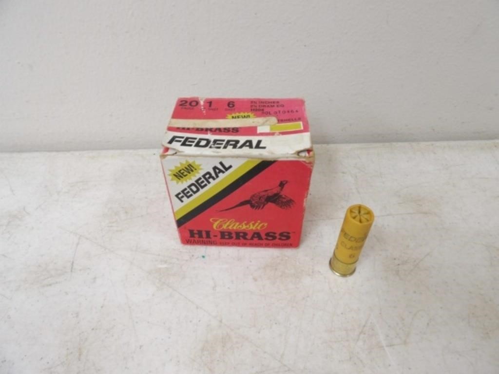 20-Federal Classic Hi-Brass 20ga 6 Shot