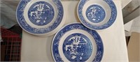 Blue Pattern Plate Set