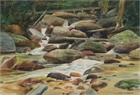 Jack O'Hara "Big Thompson Canyon" Watercolor. CO