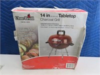 New Char-Broil Tabletop Charcoal Grill 14 in.