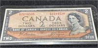 $2- 1954 Bank of Canada- Devil Face Bill!