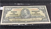 $20- 1937 Bank of Canada Bill!
