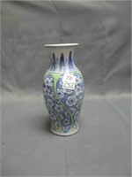 floral pottery vase