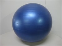 Blue Rubber Exercise Ball