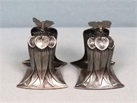 Pr. Art Nouveau Sterling Silver Napkin Rings