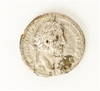Coin AD 138-161 ANTONINUS PIUS-Silver Denarius-XF