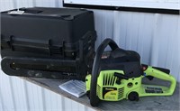 Poulan 40cc Gas Chainsaw. 18”. With case.
