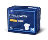 Medline Ext Wear High-Capacity Disposable Brief M