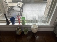 11 Asst. Decorative Vases
