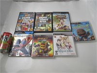 3 Jeux pour PS2 et 4 jeux pour PS4
