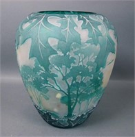 Kelsey Pilgrim Sand Carved Bulbous Vase