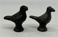 (2) Pottery Bird Whistles