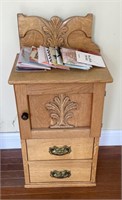 Decorative cabinet with contents