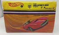 Vintage Hot Wheels Case w Assorted Toy Cars