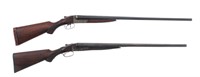 Ithaca 12Ga SxS Lot 2 Pcs Shotguns