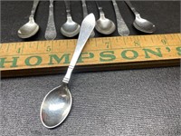 74.48 grams sterling spoons (Denmark)