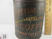 ANTIQUE HULMAN COFFEE FROM TERRE HAUTE INDIANA