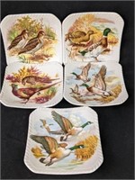 5 Royal Adderley Wildlife Themed Ashtrays