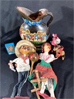 MEXICAN POTTERY & Marionette Puppets