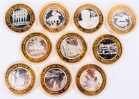 Coin 10 Nevada Silver Gaming Tokens
