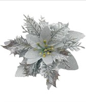 (New) WJboand 10PCS Fake Poinsettia Flowers