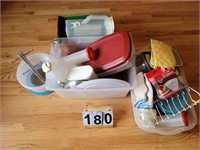 Rubber Maid Storage Tubs ~ Pot Holders ~  Cake