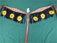 BREAST COLLAR W/SUNFLOWER DESIGN 56941B