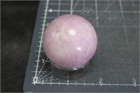 High Quality Kunzite Sphere With Chatoyancy