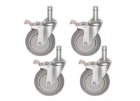 HDX Heavy Duty Industrial Stem Casters (4-Pack)