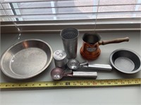 Metal kitchen items