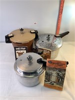 Assorted Pressure Cookers w/Weights