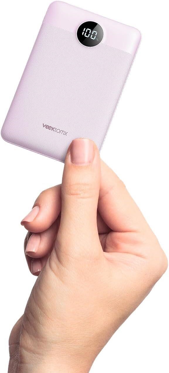 VEEKTOMX Mini Power Bank 10000mAh  22.5W Fast