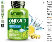 NATURELO Omega-3 Fish Oil Supplement