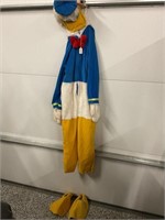 VINTAGE DONALD DUCK COSTUME - SIZE ADULT LARGE