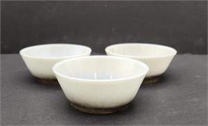 3 Fire King Small Bowls