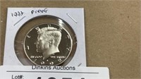 1993 Kennedy half dollar proof coin