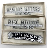 Vintage Dealership Badges : Newton Motors